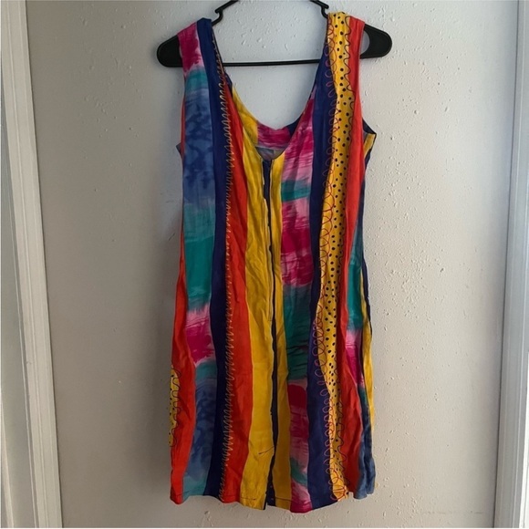 Jams World Patchwork Tank Top Dress M - Picture 4 of 4